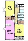 ジュネッセ・シマの間取り画像
