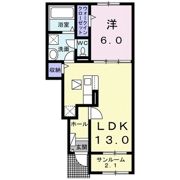 エテルノⅡの間取り画像