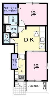 ベル・アルカンシェルBの間取り画像