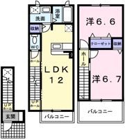 プリムヴェールの間取り画像
