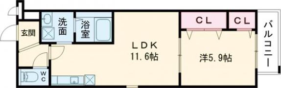 グランエクセルⅢ番館の間取り画像