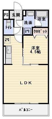 プランドールシャルムヴィラの間取り画像