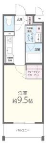 ビジュドゥメールの間取り画像