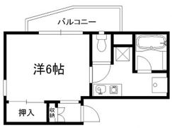 K1ハイム東雲の間取り画像