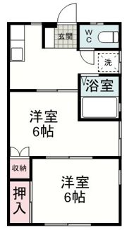 ハイツ今村の間取り画像