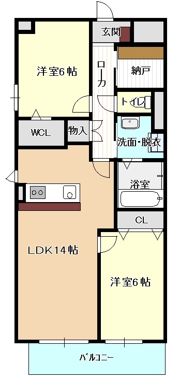 スペランツァ瀬古東の間取り画像