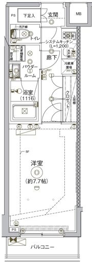 クレヴィスタ練馬平和台の間取り画像