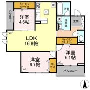 シャンテの間取り画像