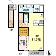 カーサ アチェロの間取り画像