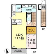 カーサ アチェロの間取り画像