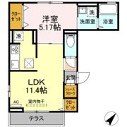 ラリュール江戸川Ⅰの間取り画像