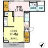 ラリュール江戸川Ⅰの間取り画像