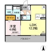 ソレイユ Bの間取り画像