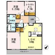 サンフレンズ Aの間取り画像