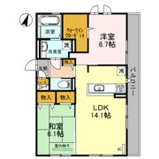 クレール桃山台の間取り画像