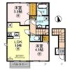 シャトン A棟の間取り画像