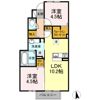 フォンティーヌの間取り画像