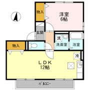 リベリュール富の原 Ⅰ棟の間取り画像