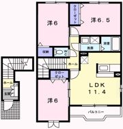 カンボ・M，Hの間取り画像