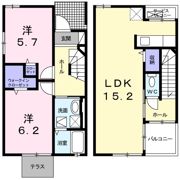 サン ガーデン香椎の間取り画像