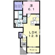 アイリス・K Ⅲの間取り画像