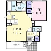 フレッシュ ダンジェの間取り画像