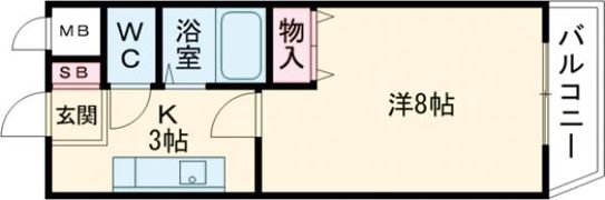 ジュネス鴨池Iの間取り画像