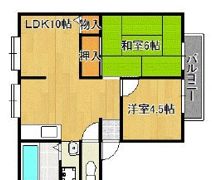 カサベルデ中澤Bの間取り画像