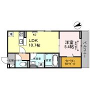 ベルプラージュ魚住の間取り画像