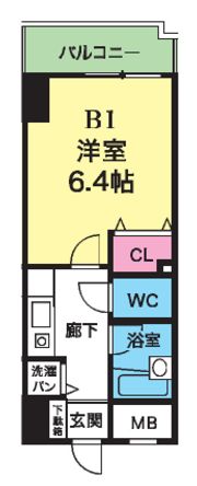 YKハイツ西明石の間取り画像