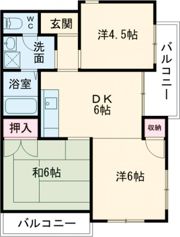 十三番館の間取り画像