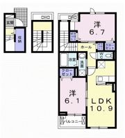 フォレスタⅠ パートⅡの間取り画像