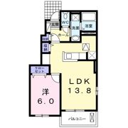 カミレBの間取り画像