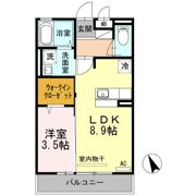 アルカサル駅南 Bの間取り画像