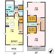 メゾン・シュシュ Ⅰの間取り画像