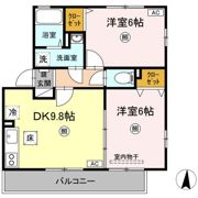 ソレアードKの間取り画像