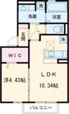 サザンフォレスト B棟の間取り画像