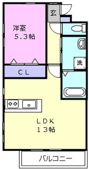 Dear Courtの間取り画像