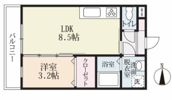 グリーンハイツ三日月の間取り画像