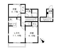 エスポワールの間取り画像