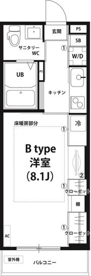 リブリ・グランポートの間取り画像