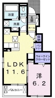 アイリス・K Ⅰの間取り画像