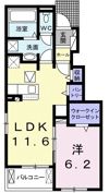 アイリス・K Ⅰの間取り画像