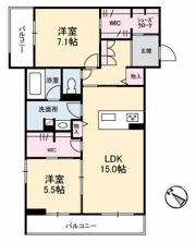ラプレスタージュの間取り画像