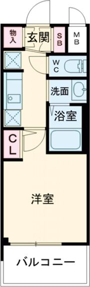 エステムコート三宮EASTIVザ・フロントの間取り画像