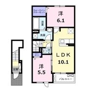 ラフィネ中須の間取り画像