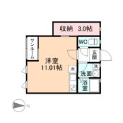 NCOLOR．fの間取り画像