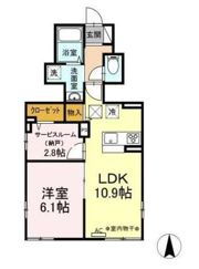シンシア野沢の間取り画像