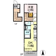 シンシア野沢の間取り画像