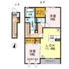レトワールの間取り画像